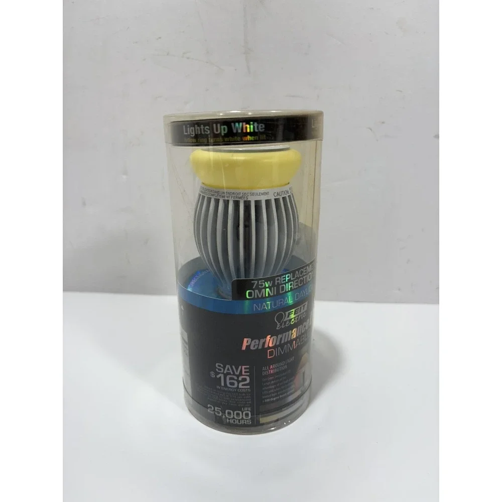 Feit 3-Way LED Natural Daylight  Bulb 75 W Omni Directional  Dimmable